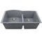 Nantucket Sinks 60/40 Double Bowl Undermount Granite Composite Titanium PR6040-TI-UM - alternate 7